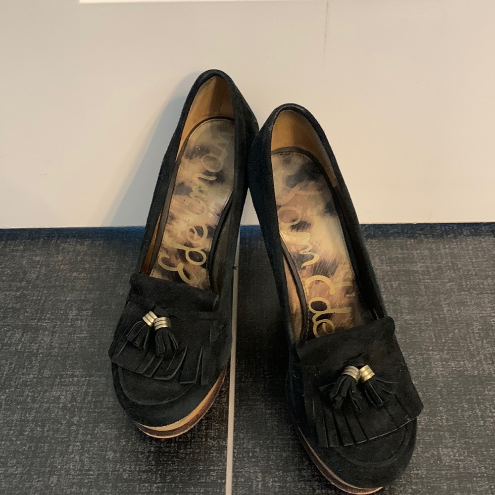 Sam Edelman wooden wedge.